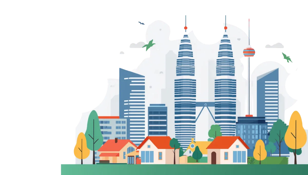 Malaysian house illustration